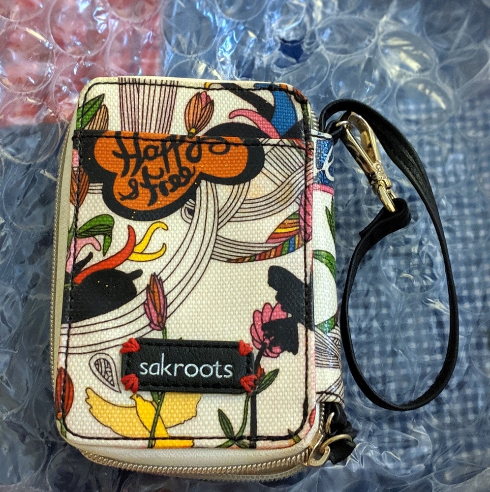 ❤️SALE❤️Vtg Sakroots Wristlet/Wallet
